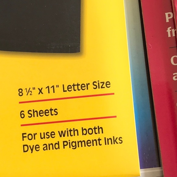 White cap t shirt transfer paper dark 12 sheets - Picture 2 of 3